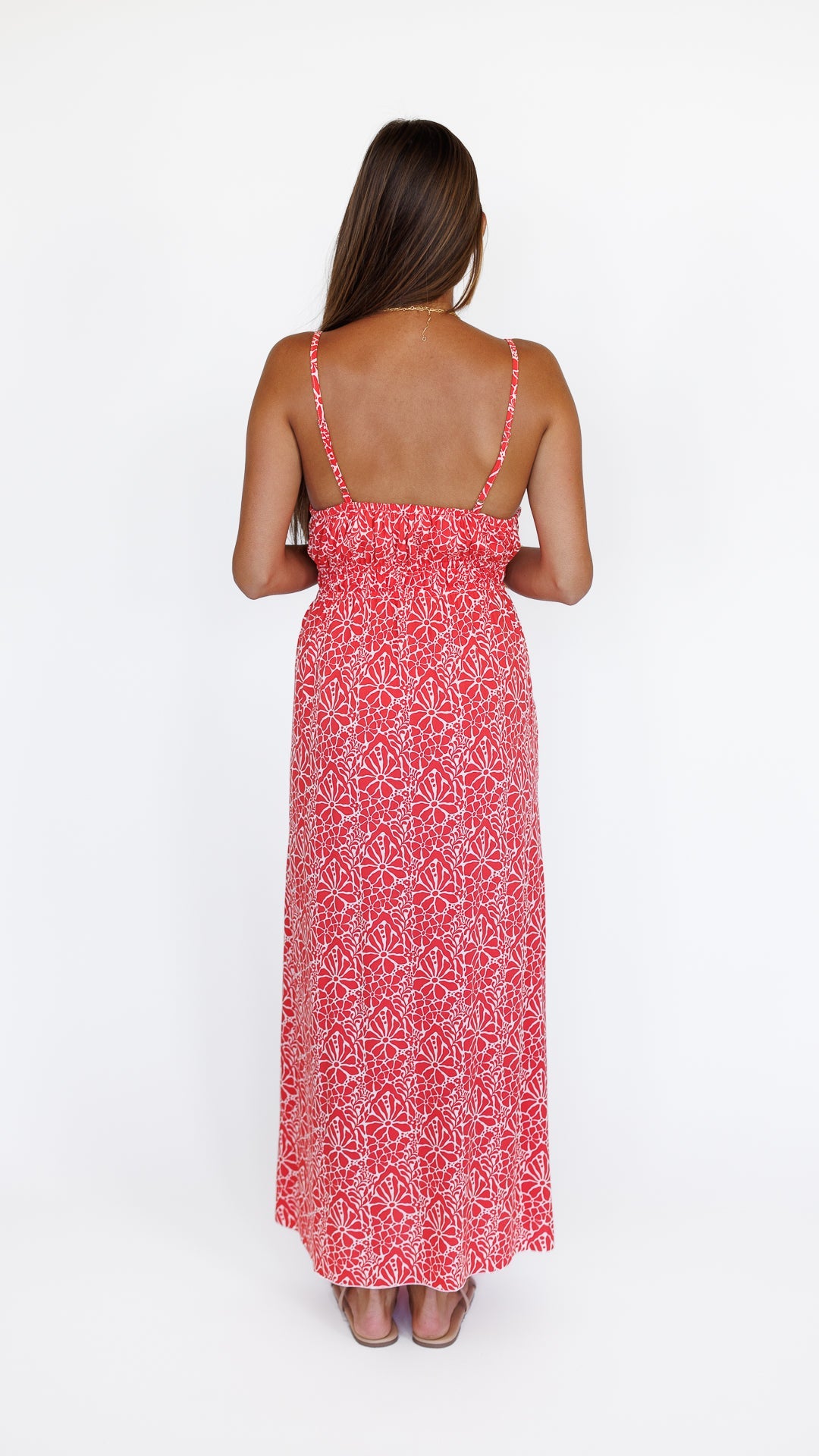 Manihi Dress / Magnolia Coral Khush Clothing