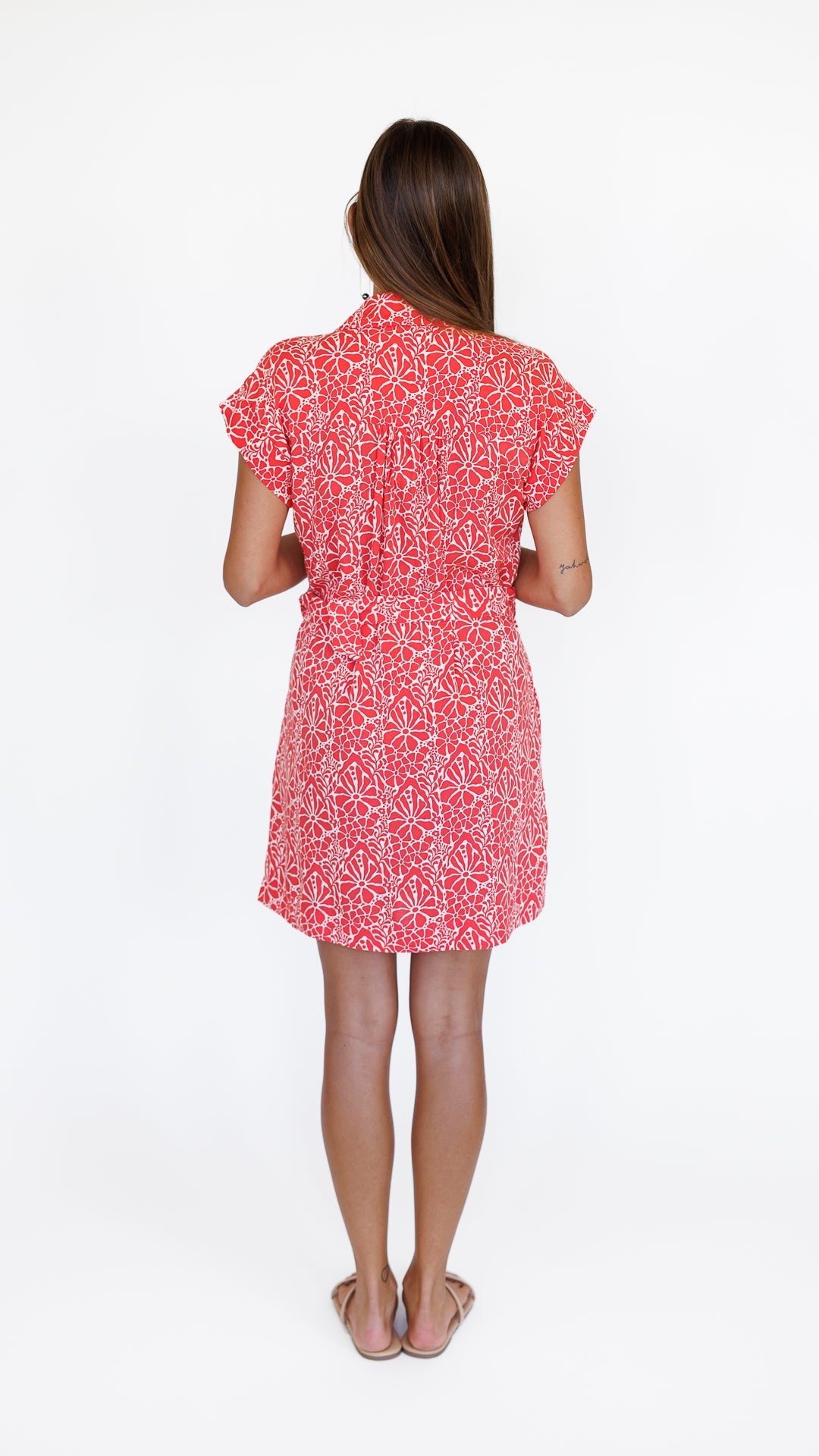 Aurora Dress / Magnolia Coral Khush Clothing