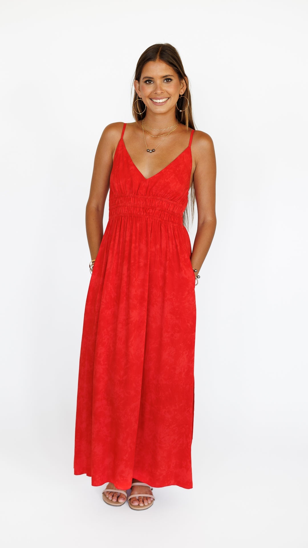 Manihi Dress / Hazy Coral Khush Clothing