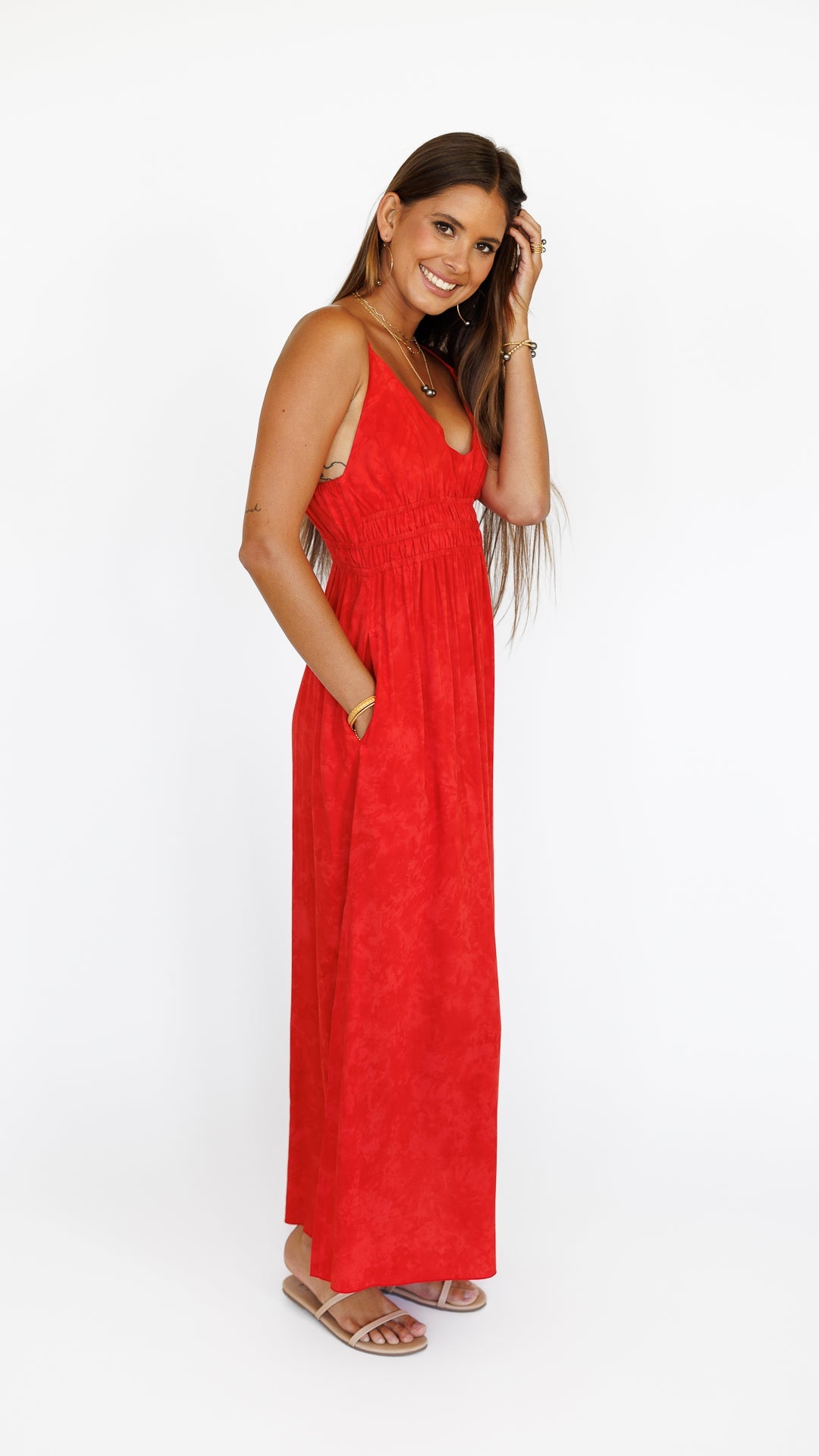 Manihi Dress / Hazy Coral Khush Clothing