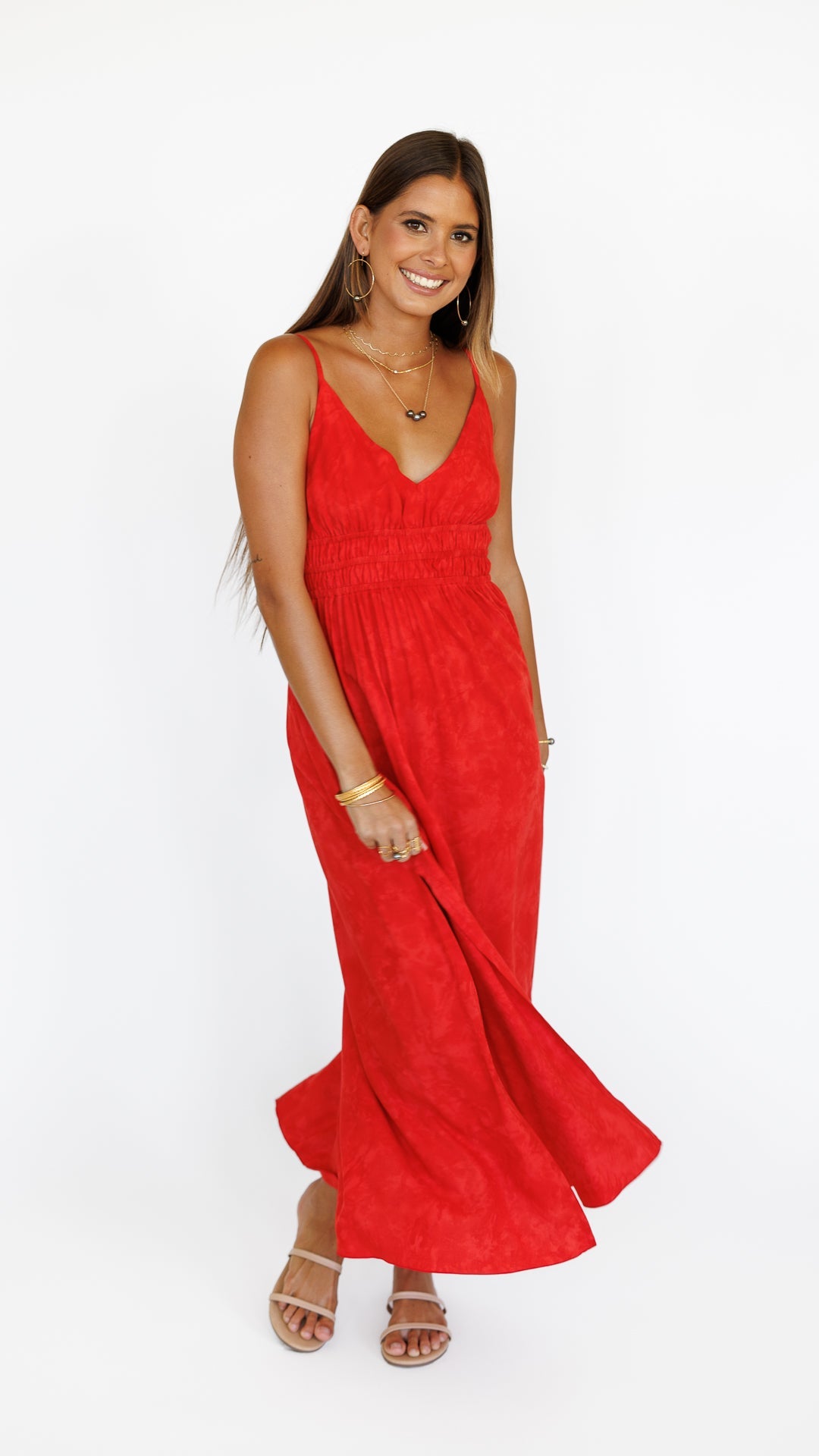 Manihi Dress / Hazy Coral Khush Clothing