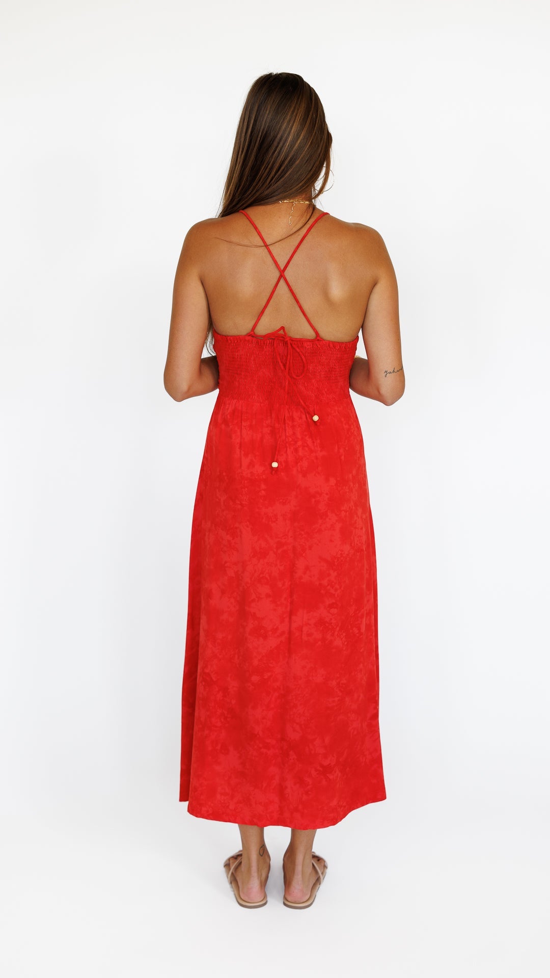 Lorena Dress / Hazy Coral Khush Clothing