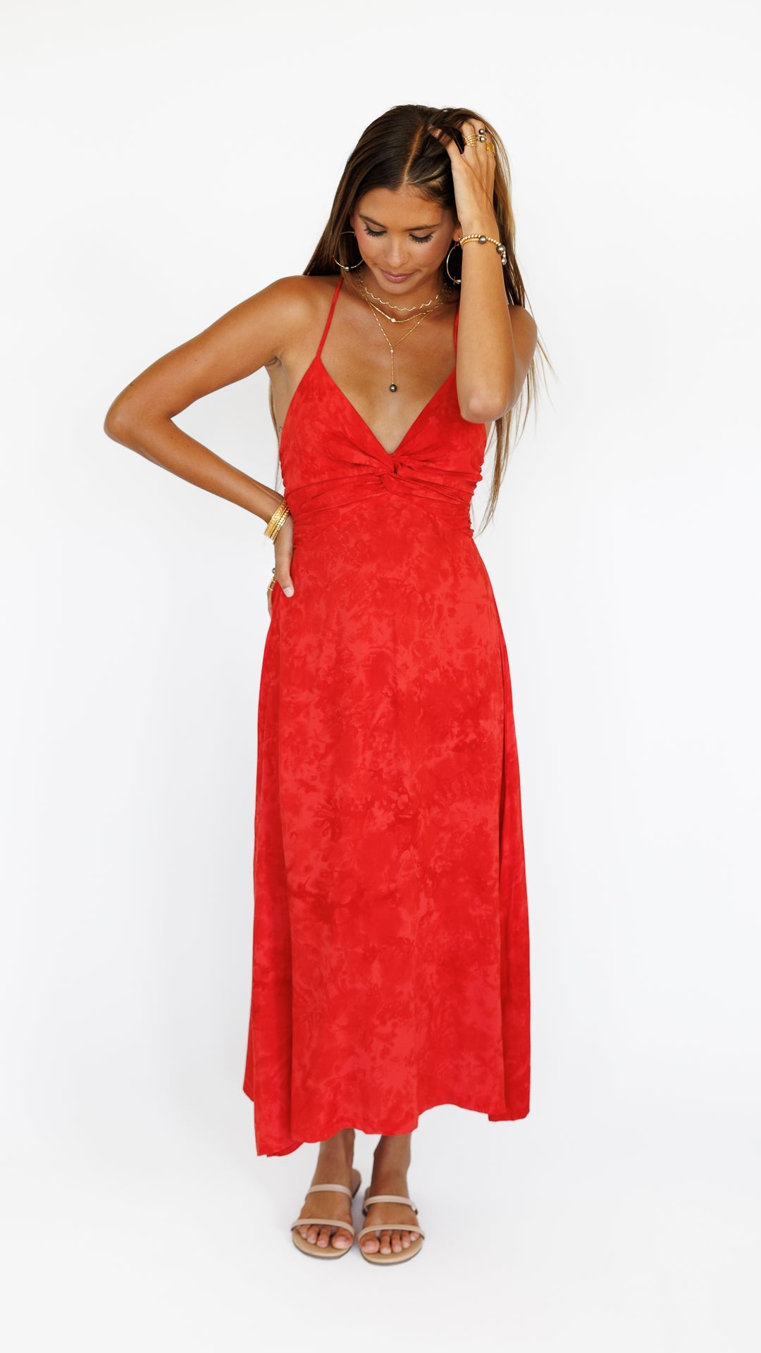 Lorena Dress / Hazy Coral Khush Clothing