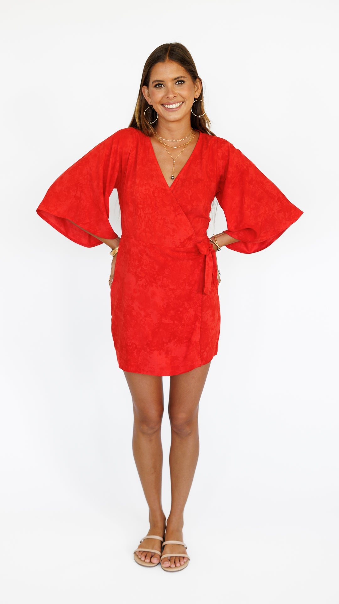 Peyton Dress / Hazy Coral