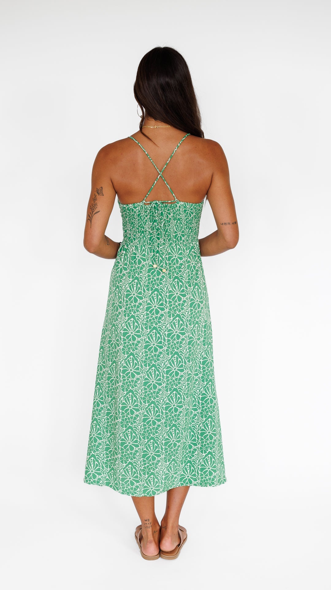 Lorena Dress / Magnolia Mojito Khush Clothing