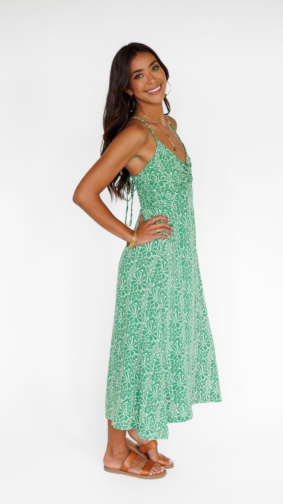 Lorena Dress / Magnolia Mojito Khush Clothing
