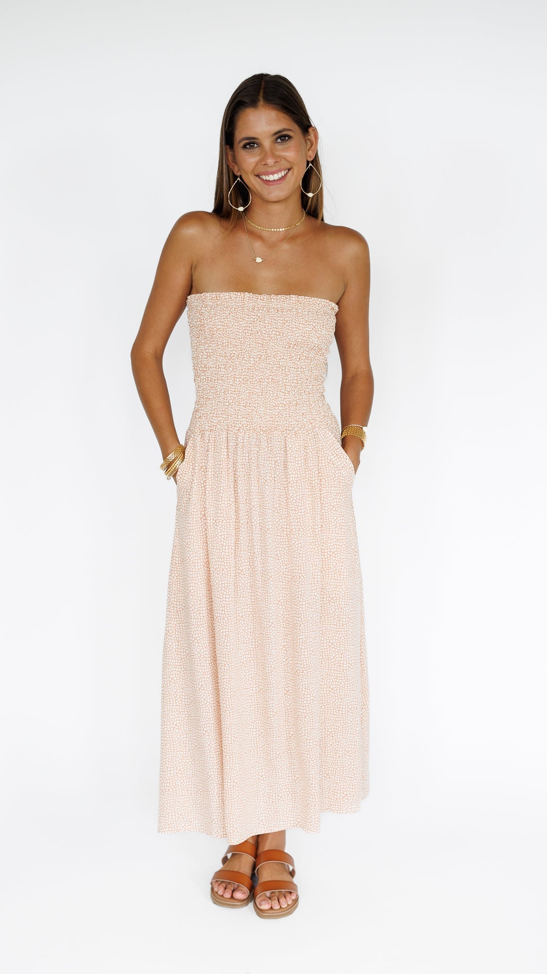 Paige Dress / Savanna Sand Khush Clothing