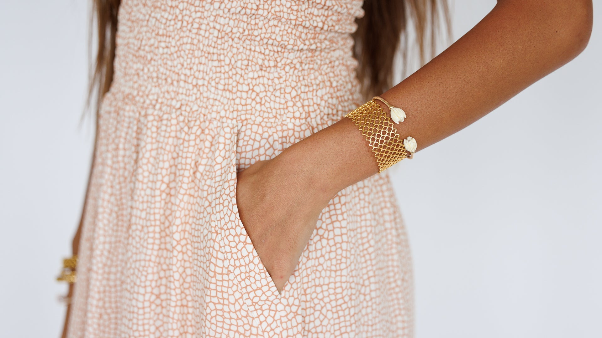 Paige Dress / Savanna Sand Khush Clothing