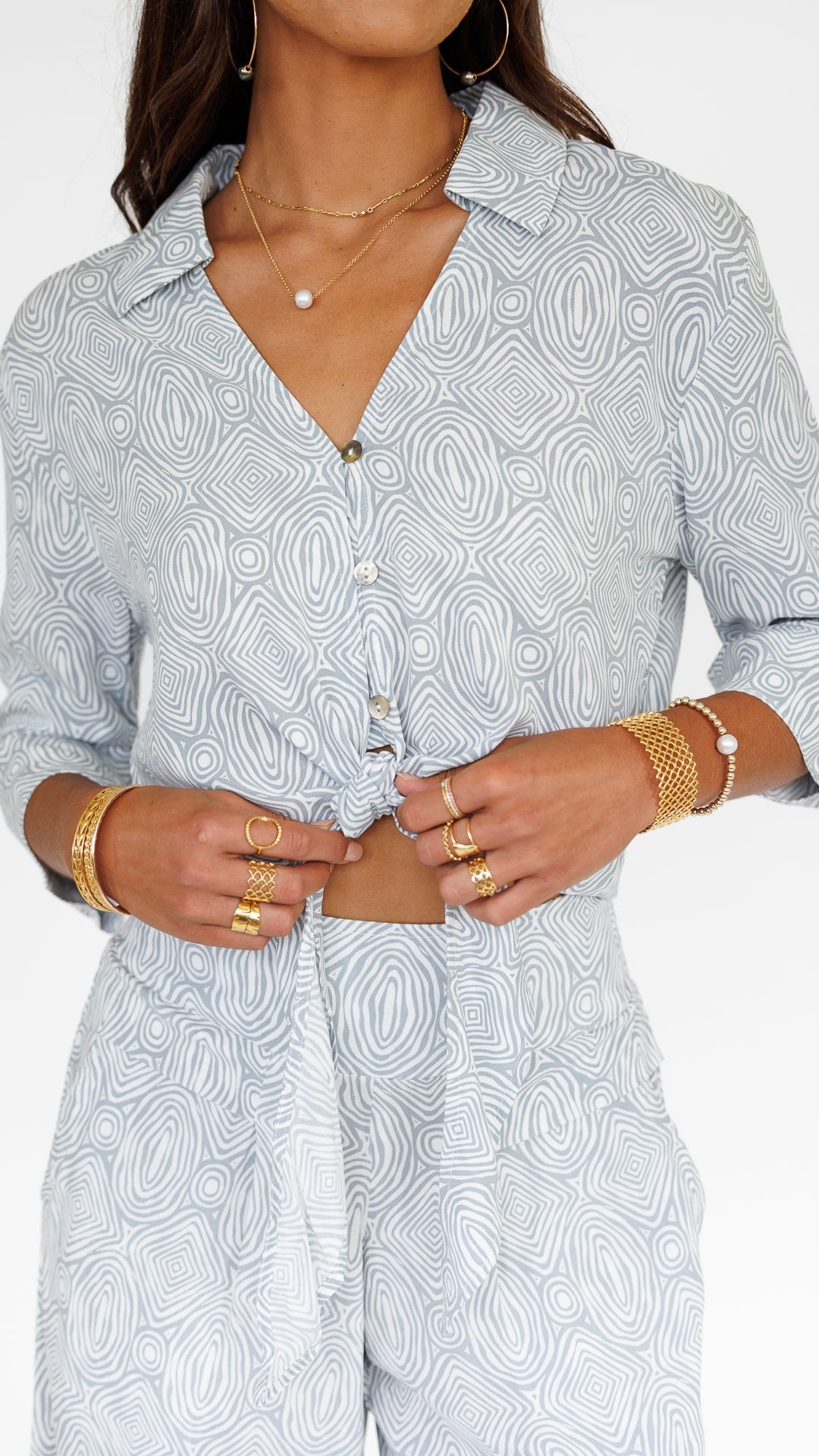 Viki Top / Silver Daze Khush Clothing