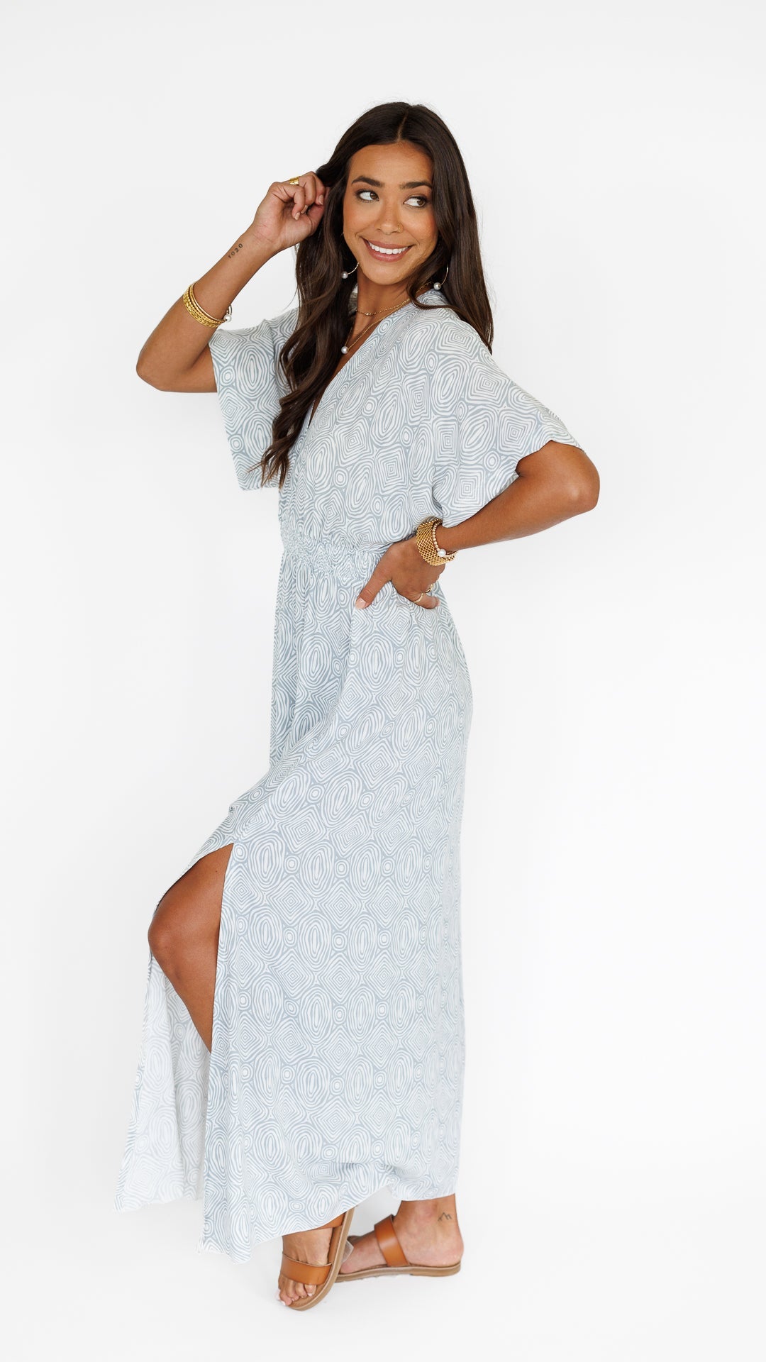 Poppy Dress / Silver Daze Khush Clothing