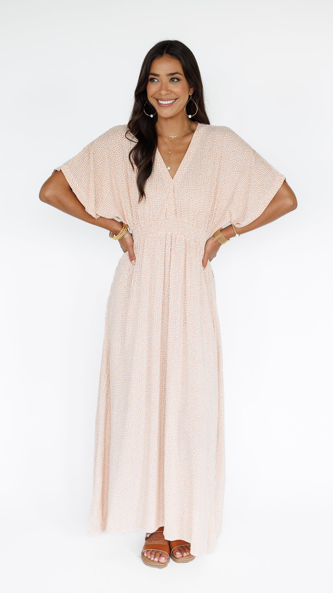 Poppy Dress / Savanna Sand Khush Clothing