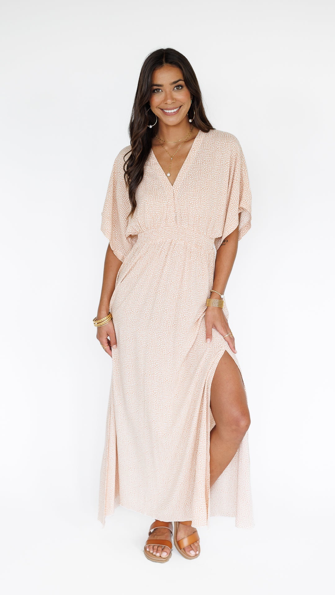 Poppy Dress / Savanna Sand Khush Clothing