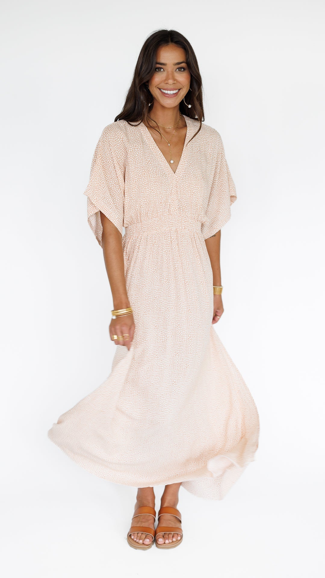 Poppy Dress / Savanna Sand Khush Clothing