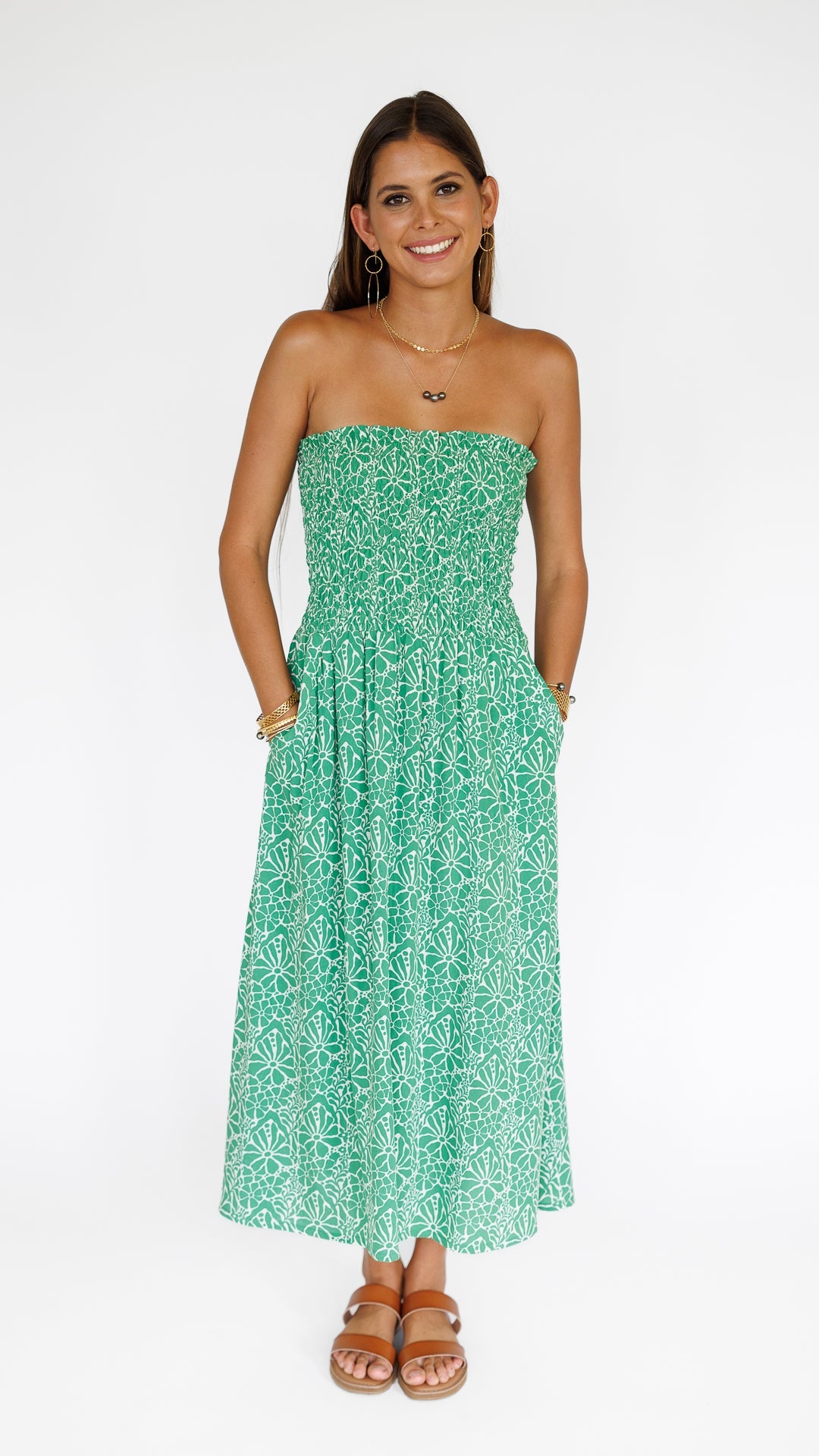 Paige Dress / Magnolia Mojito Khush Clothing