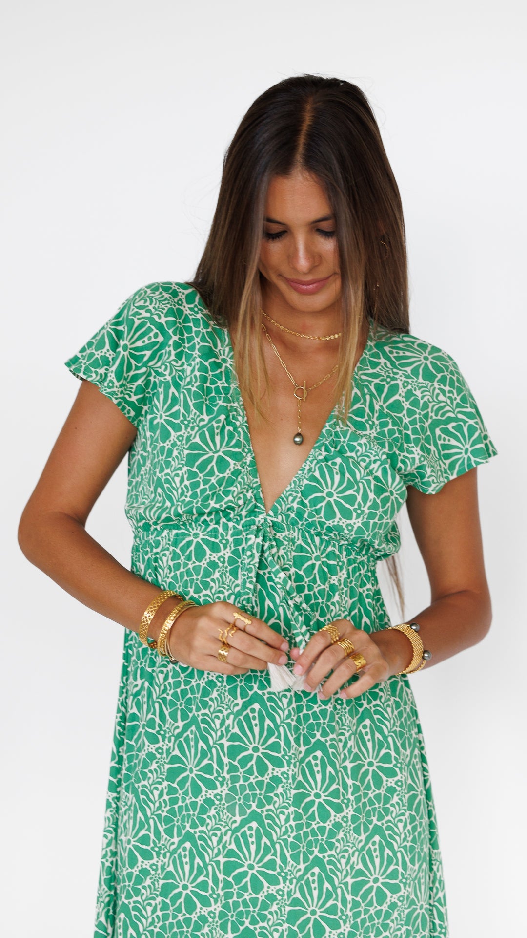 Leilani Dress / Magnolia Mojito Khush Clothing