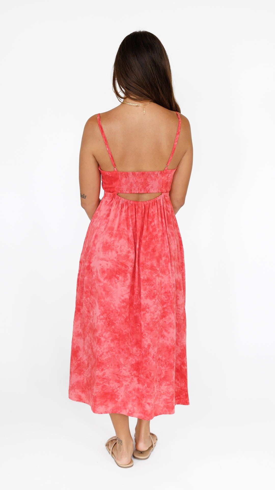 Sienna Dress / Watermelon Spritz Khush Clothing