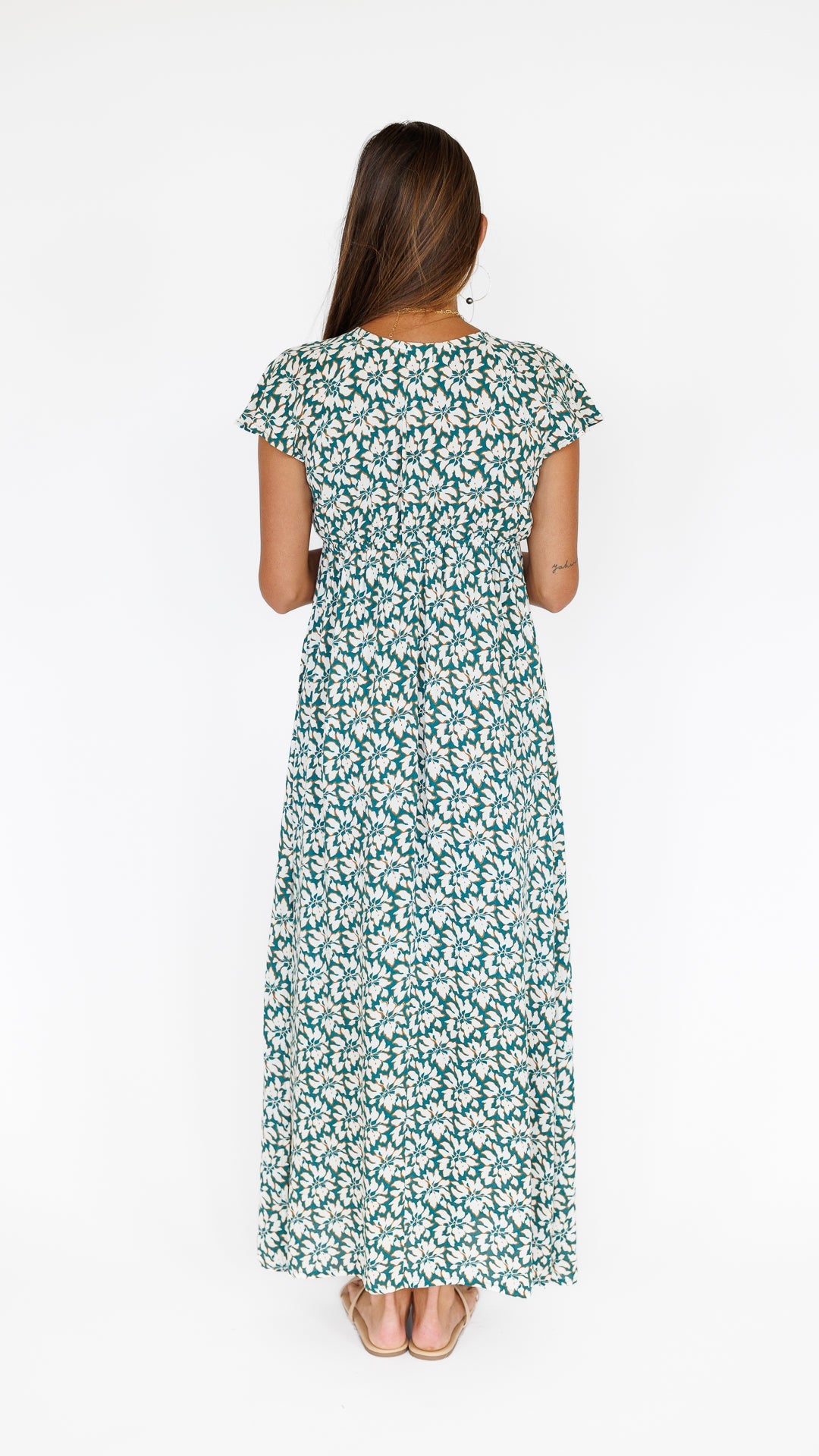 Leilani Dress / Aqua Blossom Khush Clothing