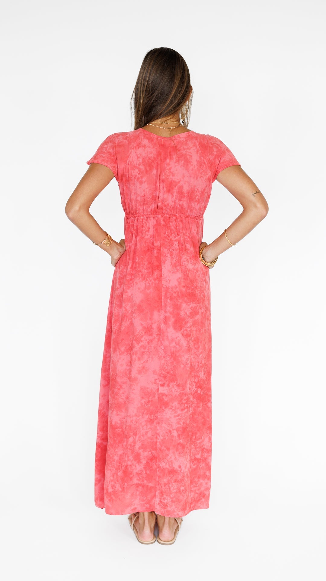 Leilani Dress / Watermelon Spritz Khush Clothing