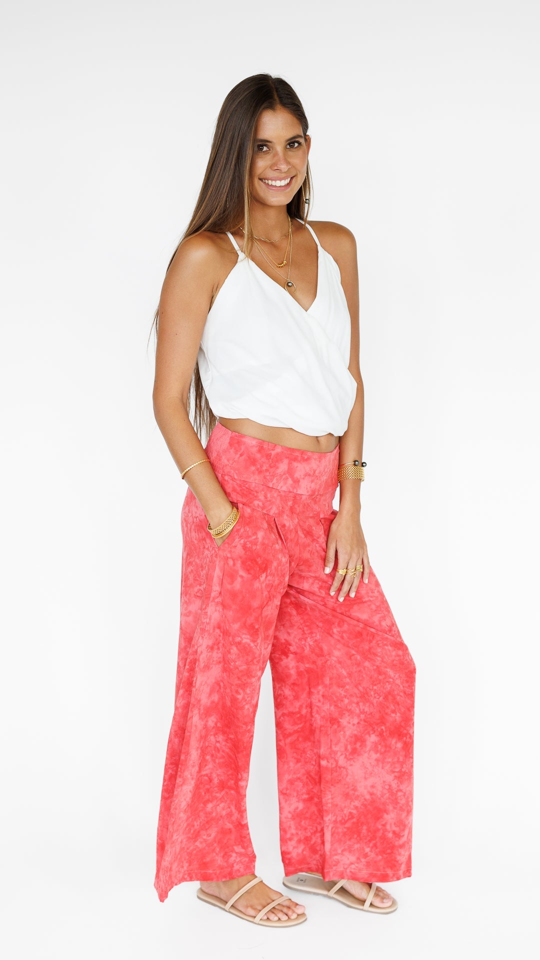Johanna Pant / Watermelon Spritz Khush Clothing