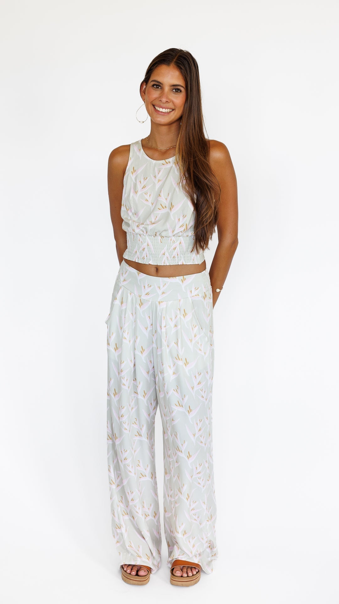 Heliconia / Makena Resort Pant / Mint KEANI APPAREL