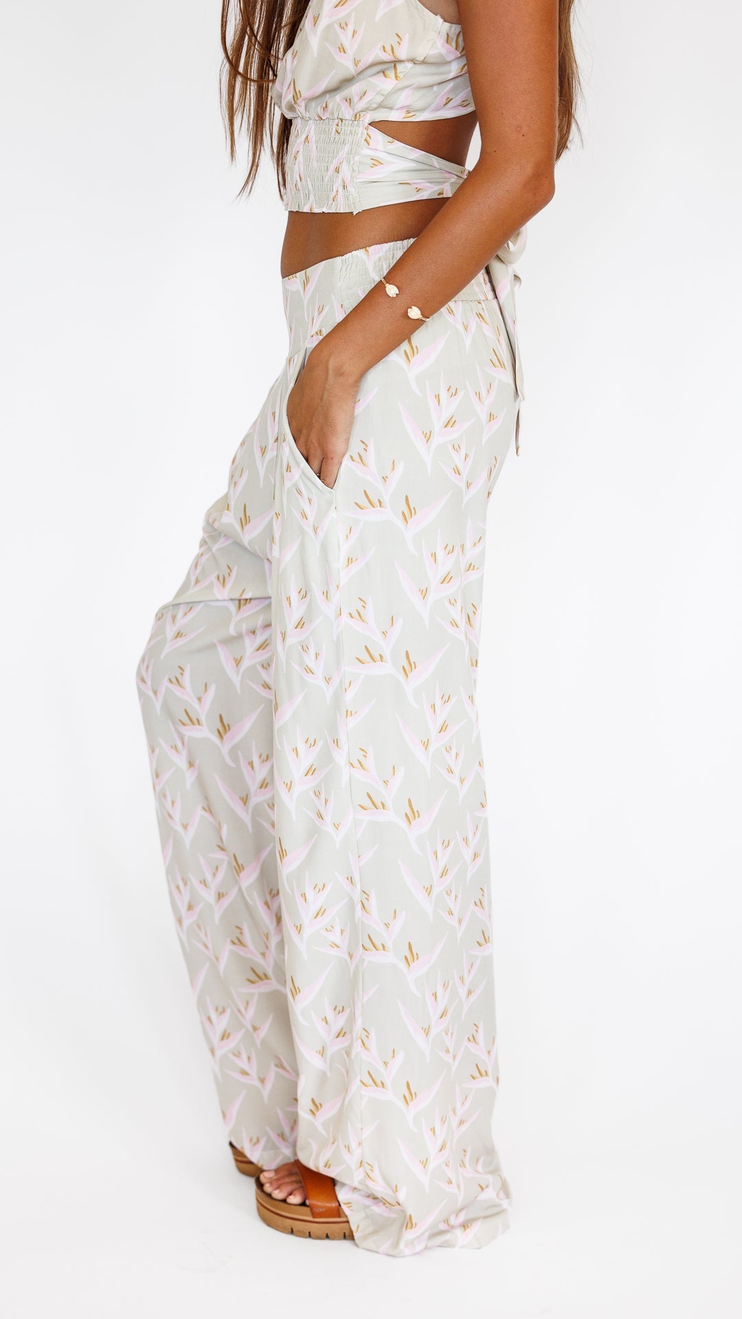 Heliconia / Makena Resort Pant / Mint KEANI APPAREL