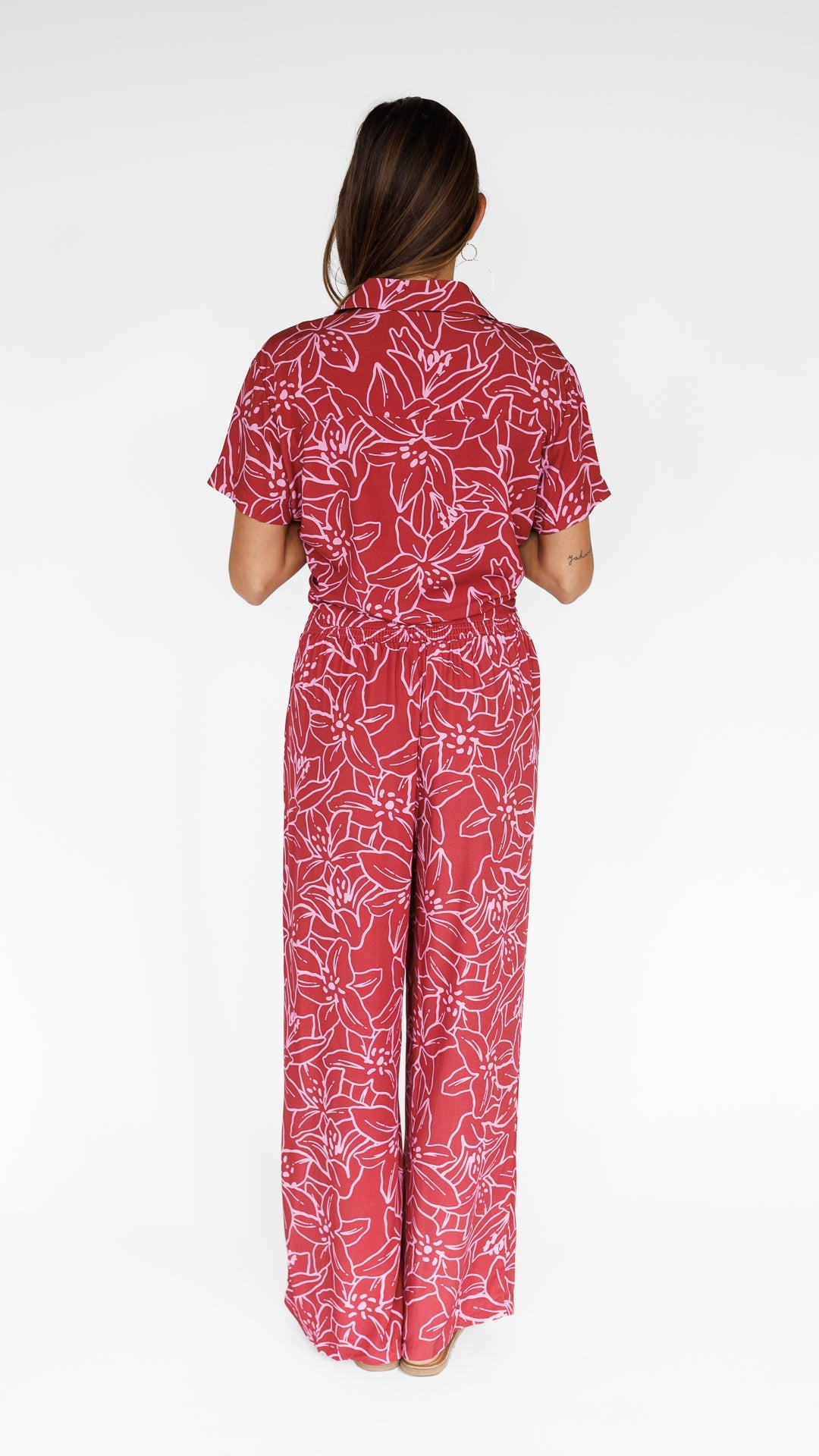 Lilinoe / Makena Resort Pant / Dragon Fruit KEANI APPAREL