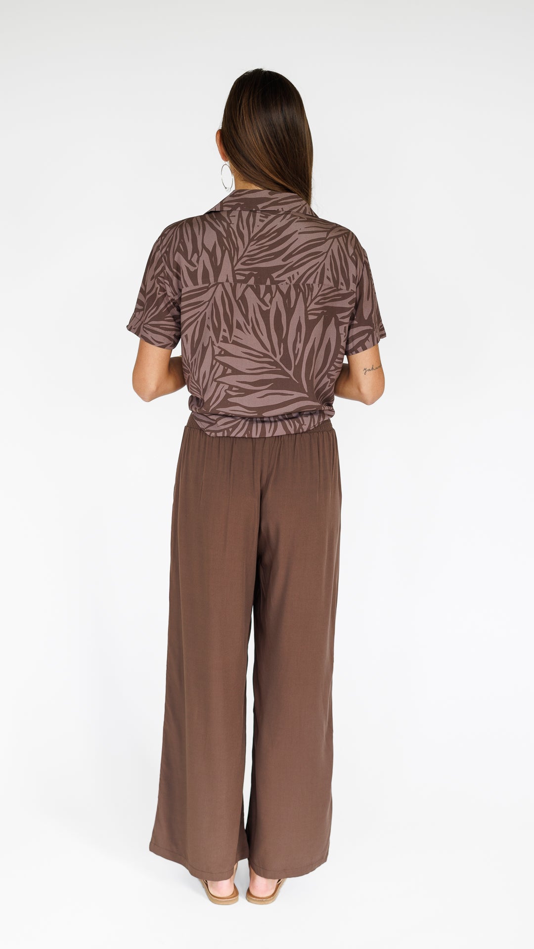 Makena Resort Pant / Coffee Bean KEANI APPAREL