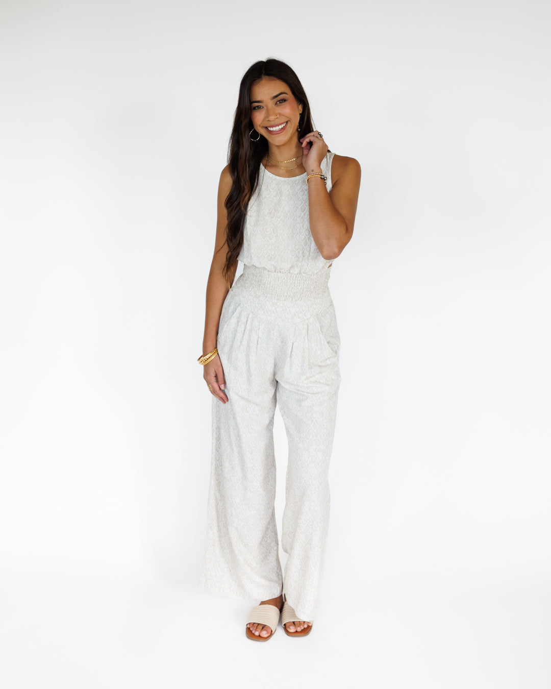 Mermaid Scales / Makena Resort Pant / Beach KEANI APPAREL