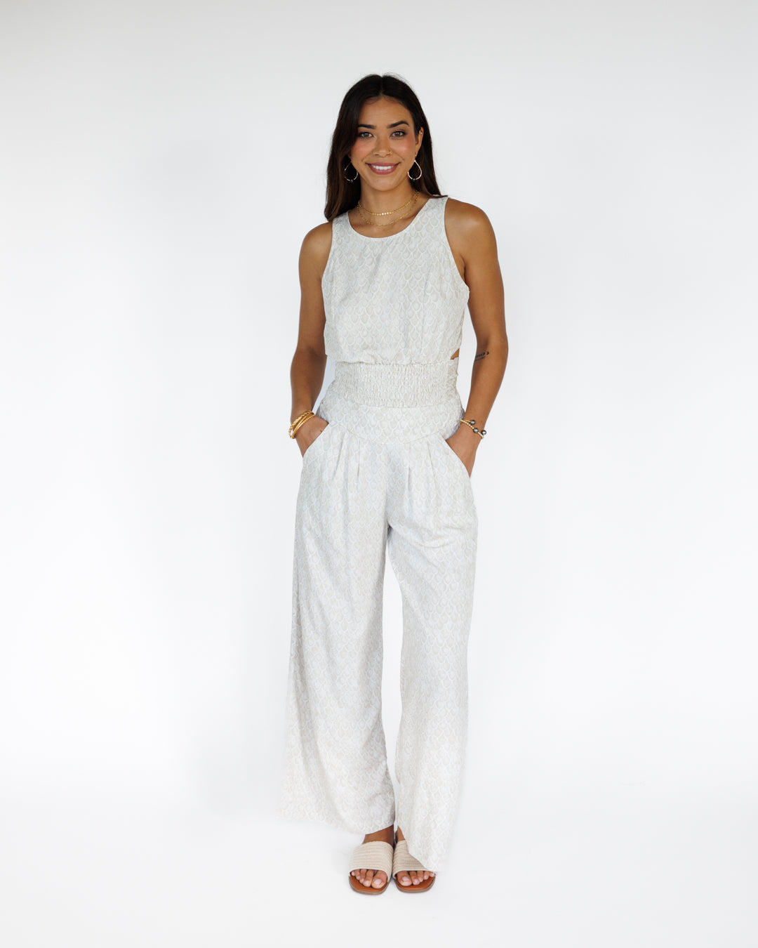 Mermaid Scales / Makena Resort Pant / Beach KEANI APPAREL