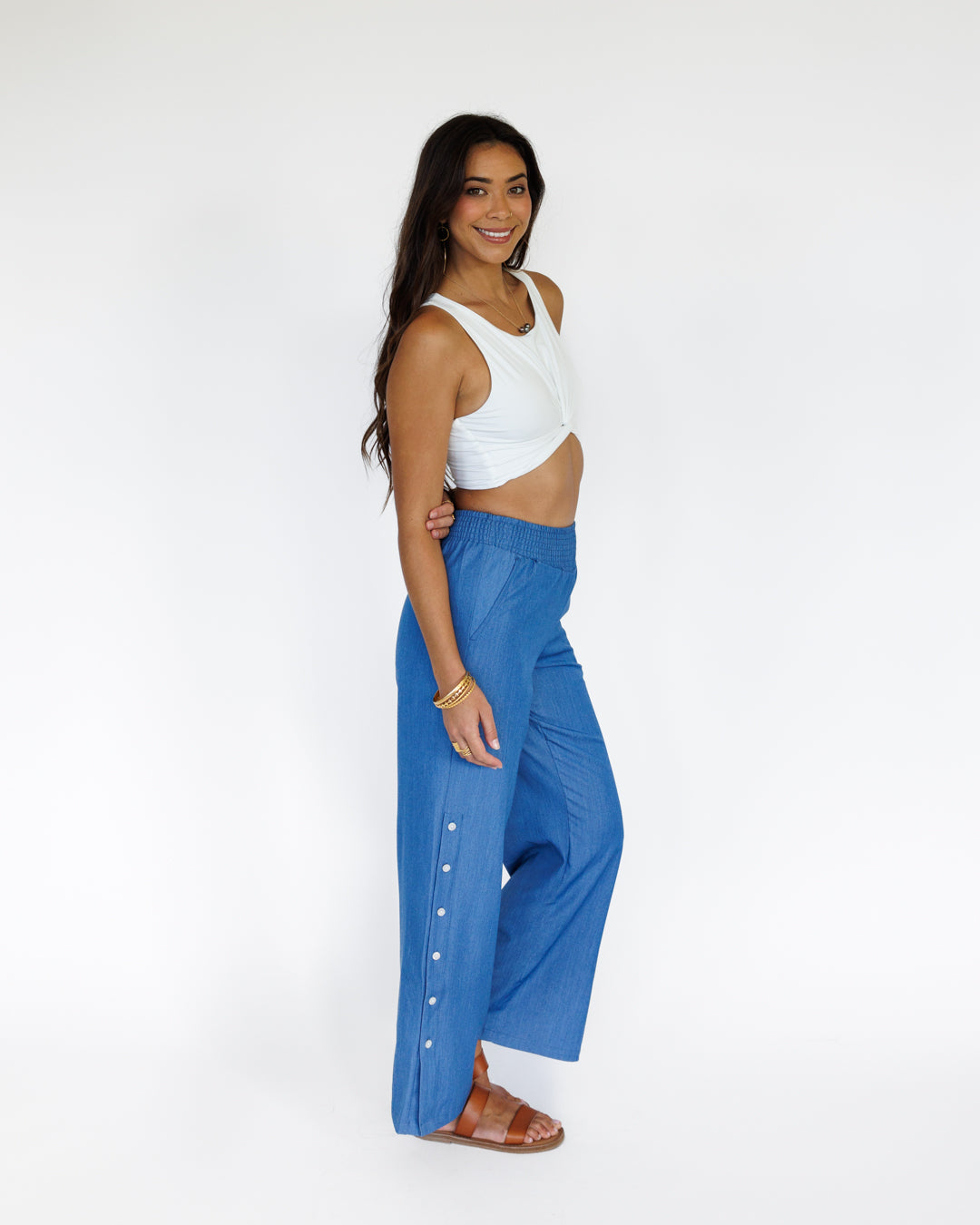 Luna Resort Pant / Denim Drift KEANI APPAREL