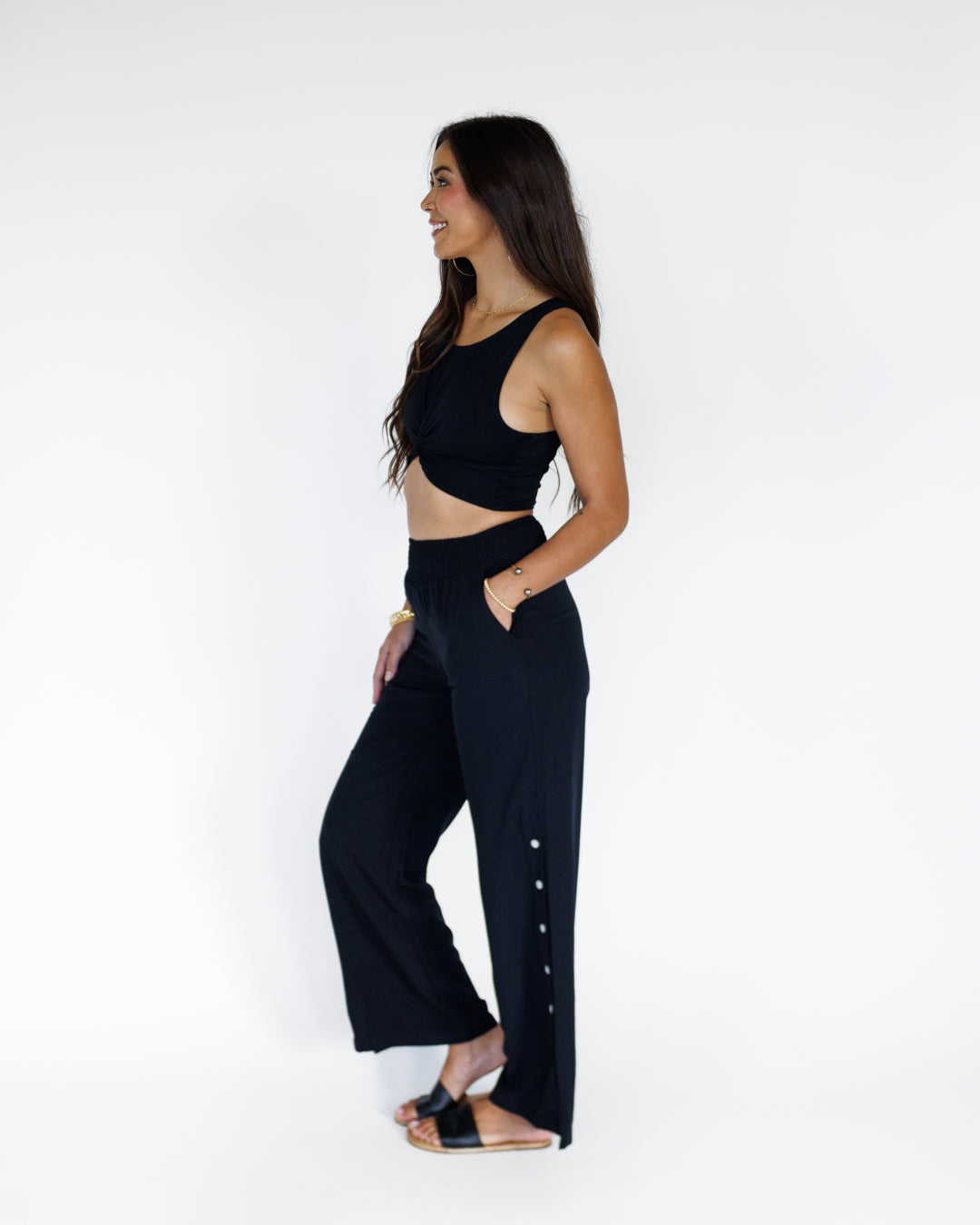 Kealia Crop Top / Midnight KEANI APPAREL