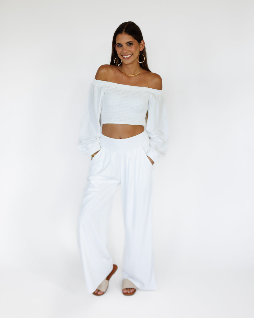 Makena Resort Pant / Coconut Milk KEANI APPAREL
