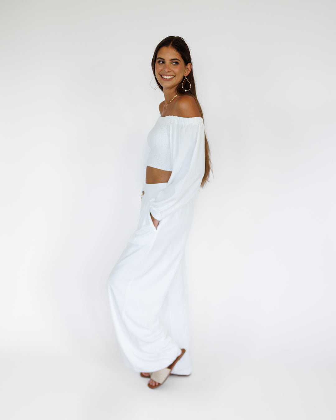 Makena Resort Pant / Coconut Milk KEANI APPAREL
