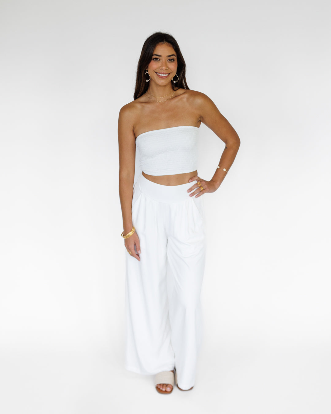 Tiana Tube Top / Coconut Milk KEANI APPAREL