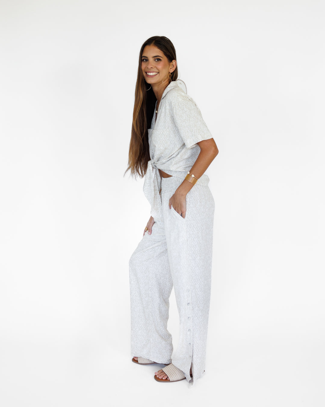 Mermaid Scales / Hele Tie-Top / Beach KEANI APPAREL