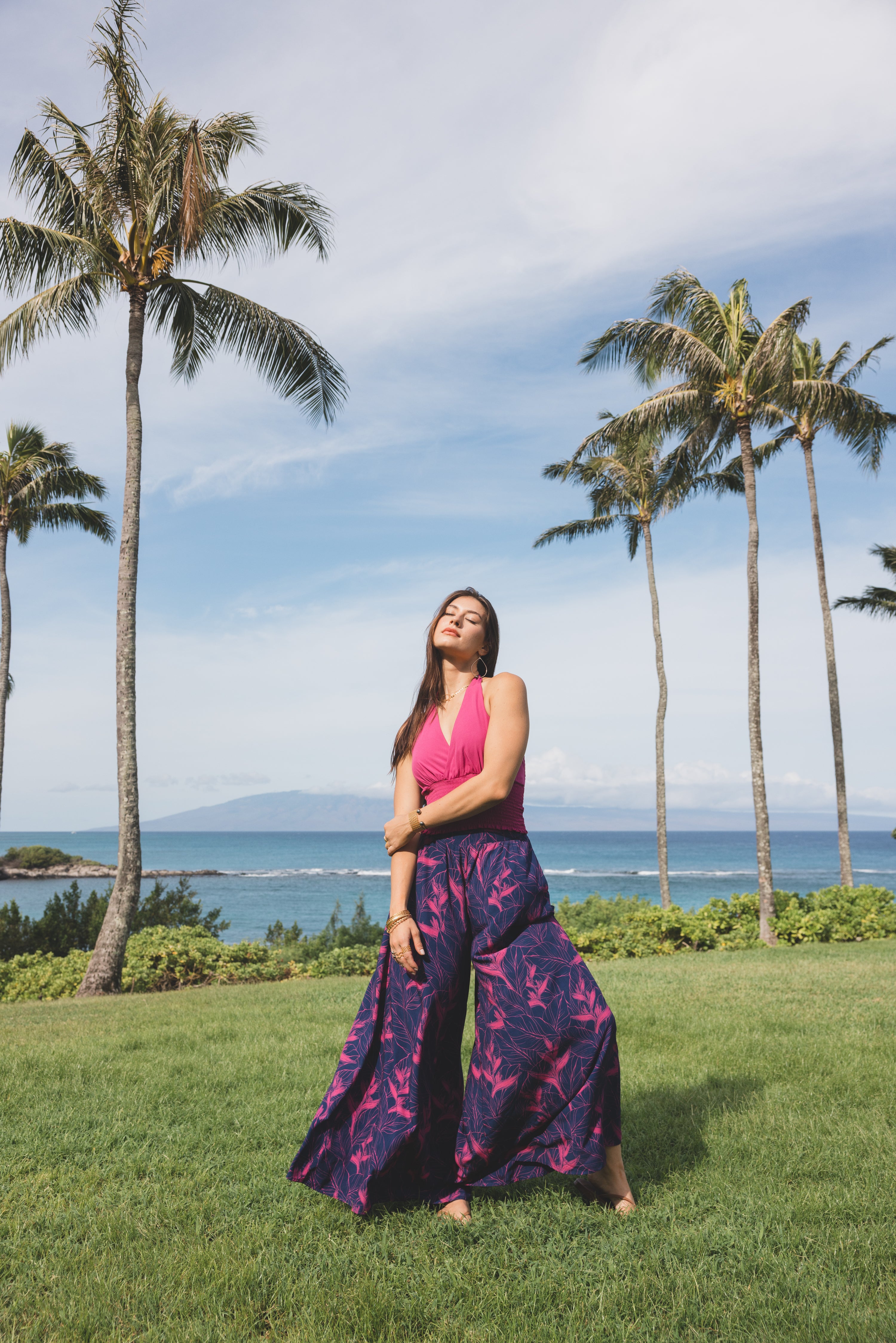Lana Halter Top / Rosé KEANI APPAREL