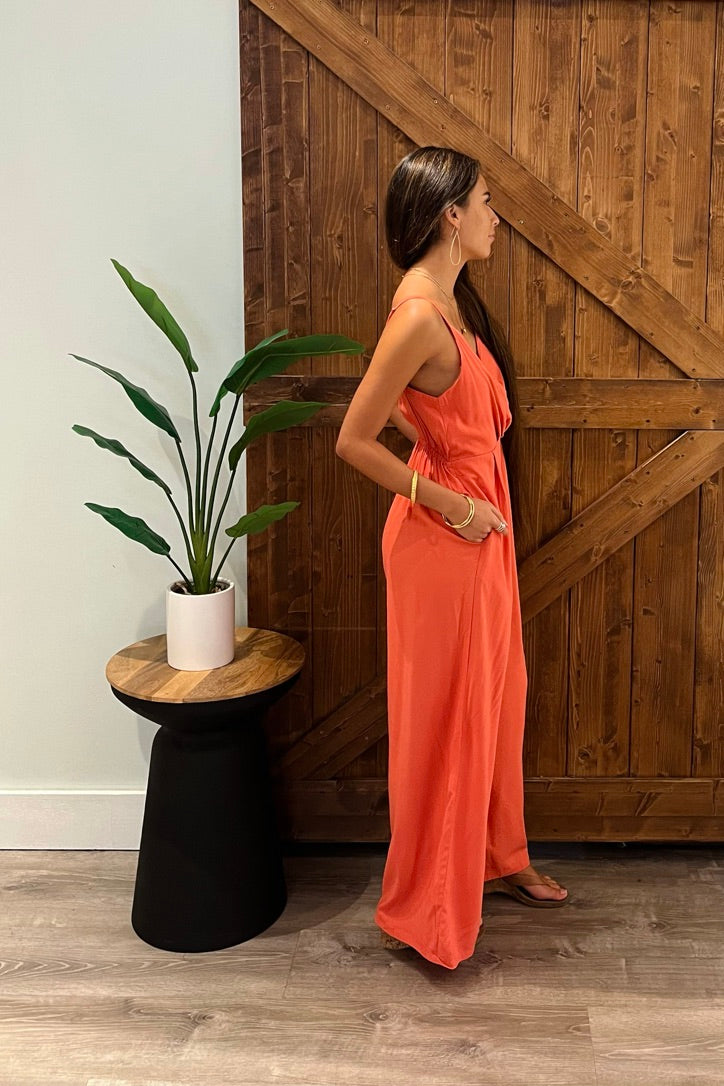 Manu Jumpsuit / Pink Coral Khush Clothing