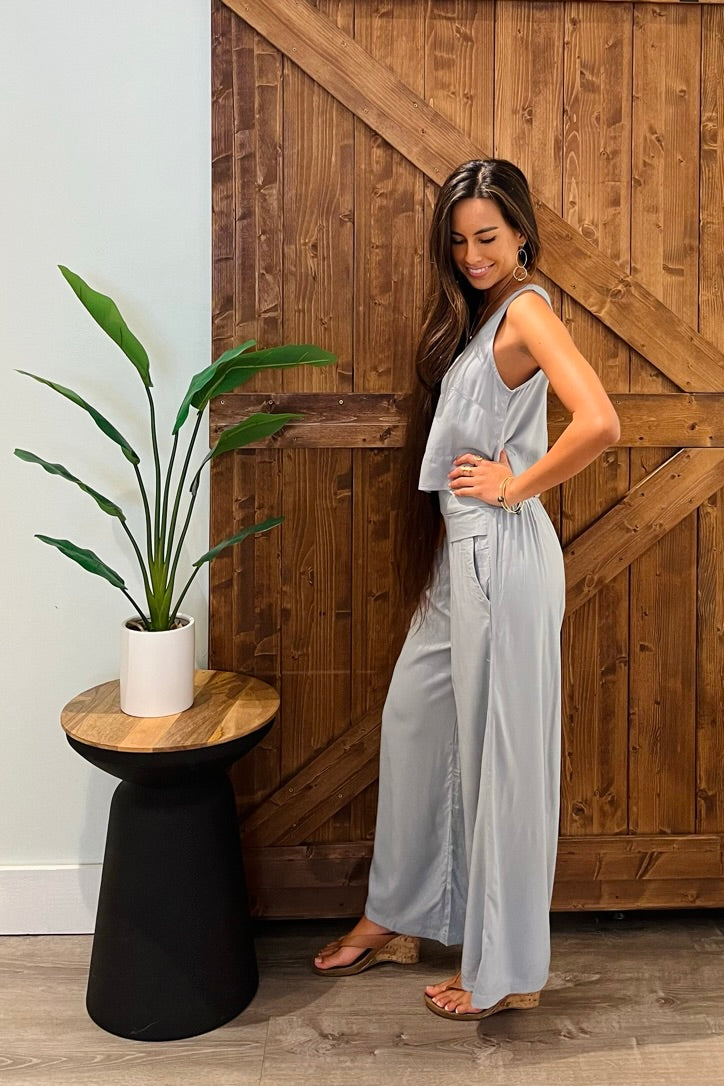 Tayla Top / Silver Grey Khush Clothing