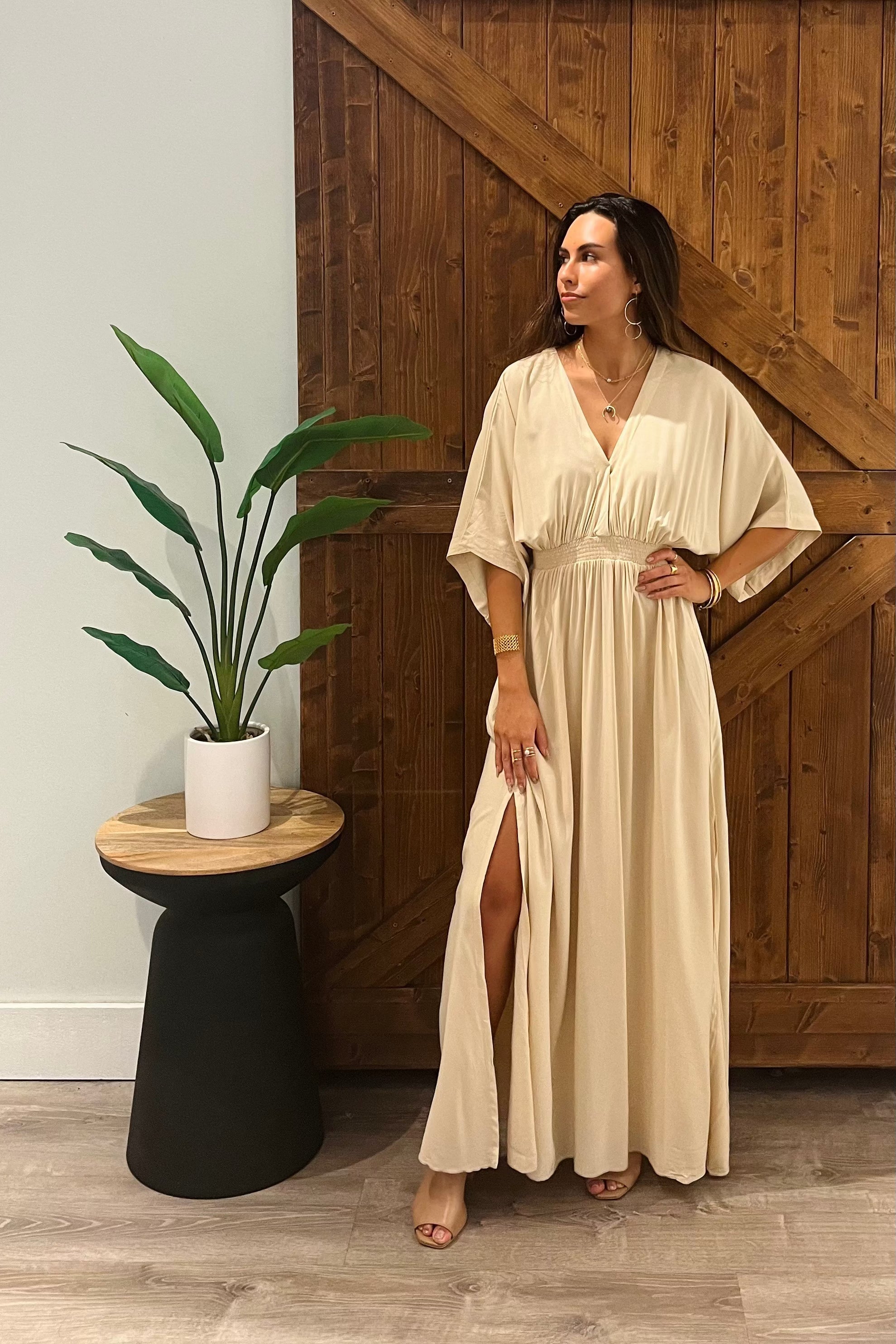 Poppy Dress / Creamy Khush Clothing