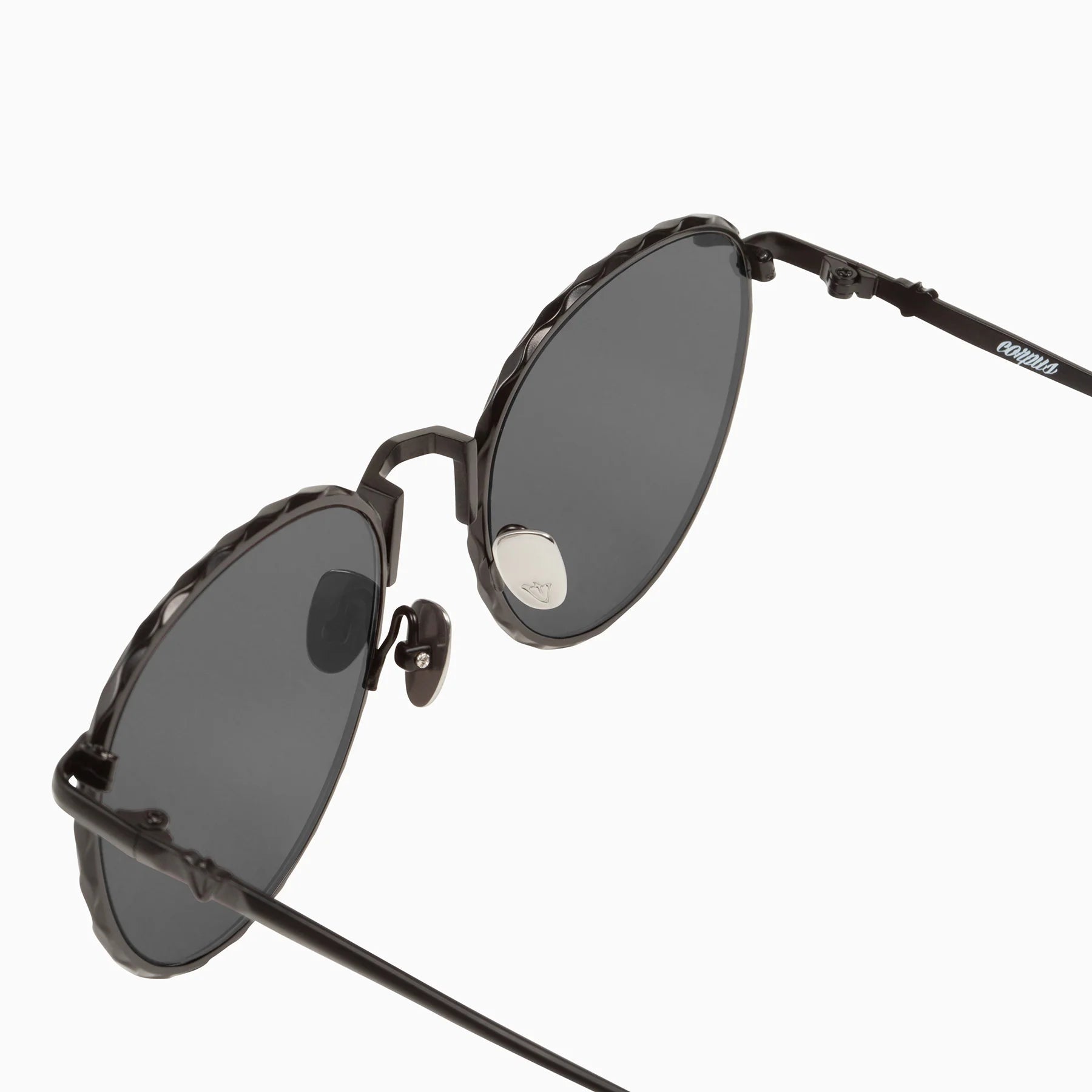 Polarized Corpus / Matte Black Titanium / Black Lens Valley Eyewear