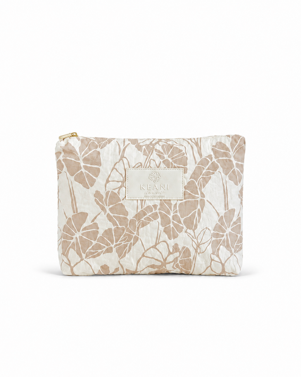 Kalo Patch / The Carryall Clutch / Sandstone KEANI HAWAI`I