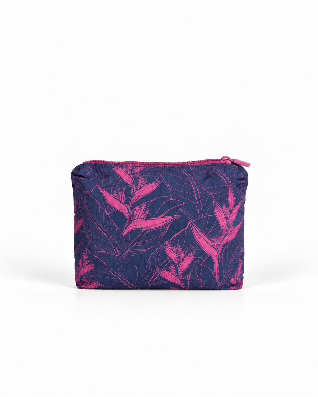 Nahiku / The Essentials Pouch / Rose on Indigo KEANI HAWAI`I