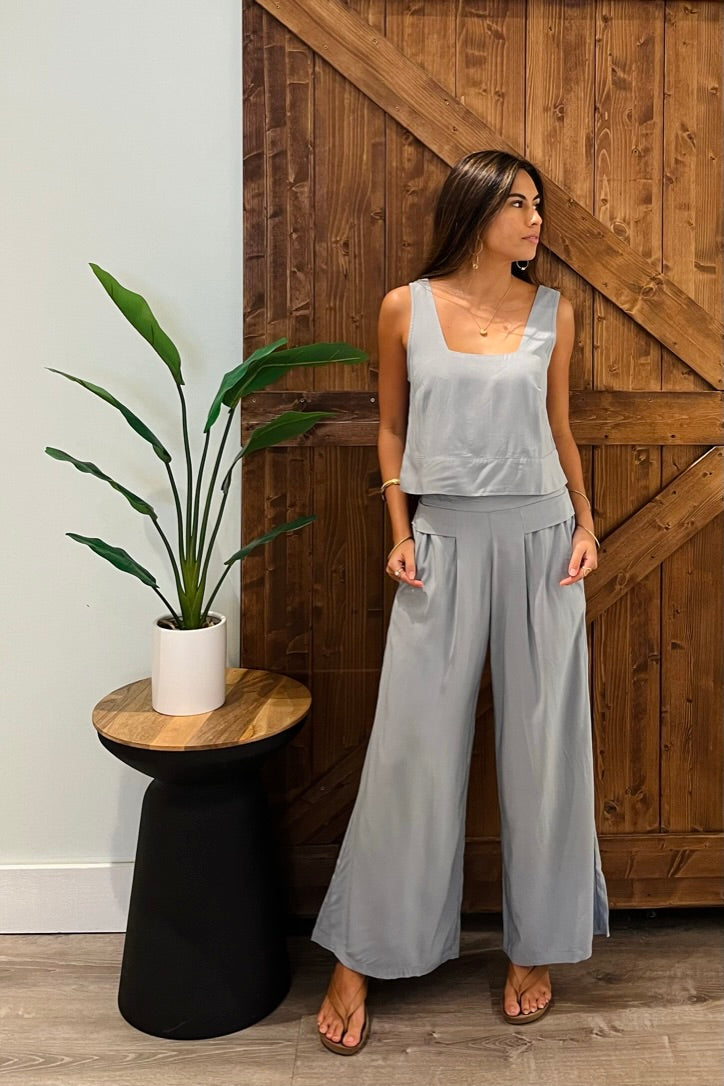 Tayla Top / Silver Grey Khush Clothing