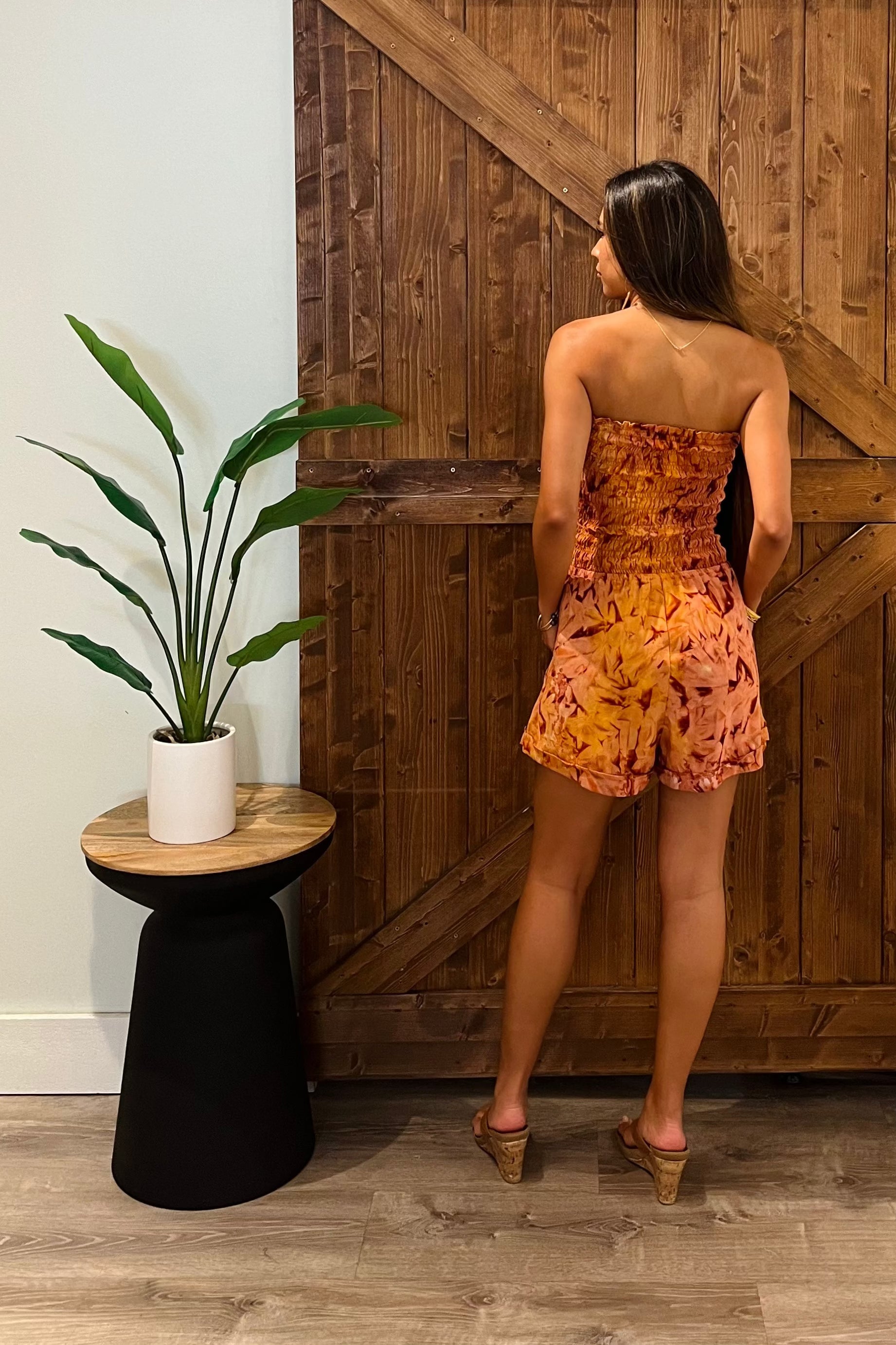 Kamea Romper / Kilauea Melon Khush Clothing