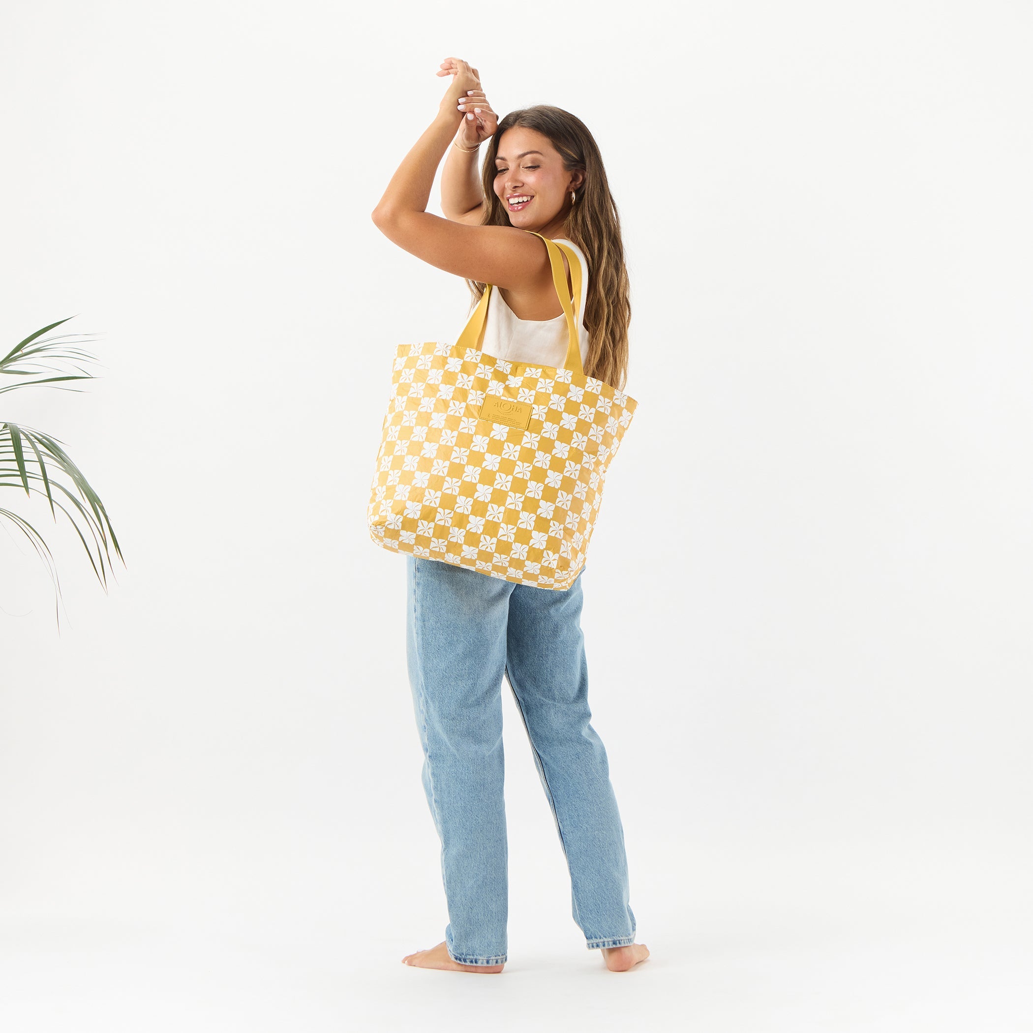 Pua Check Day Tripper / Hot Mustard Aloha Collection