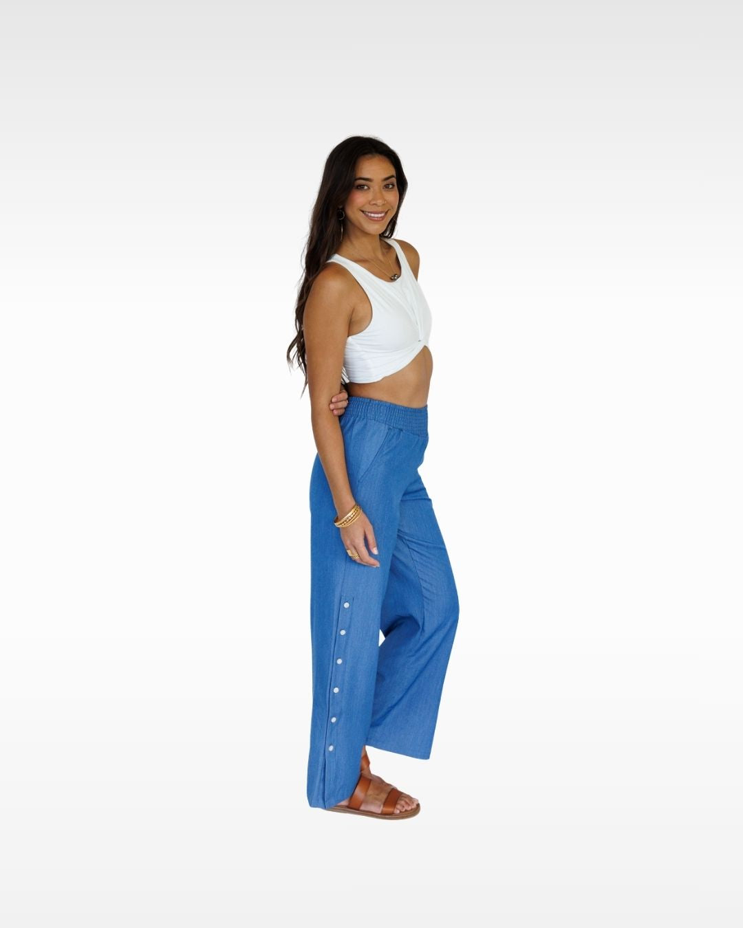 Luna Resort Pant / Denim Drift KEANI APPAREL