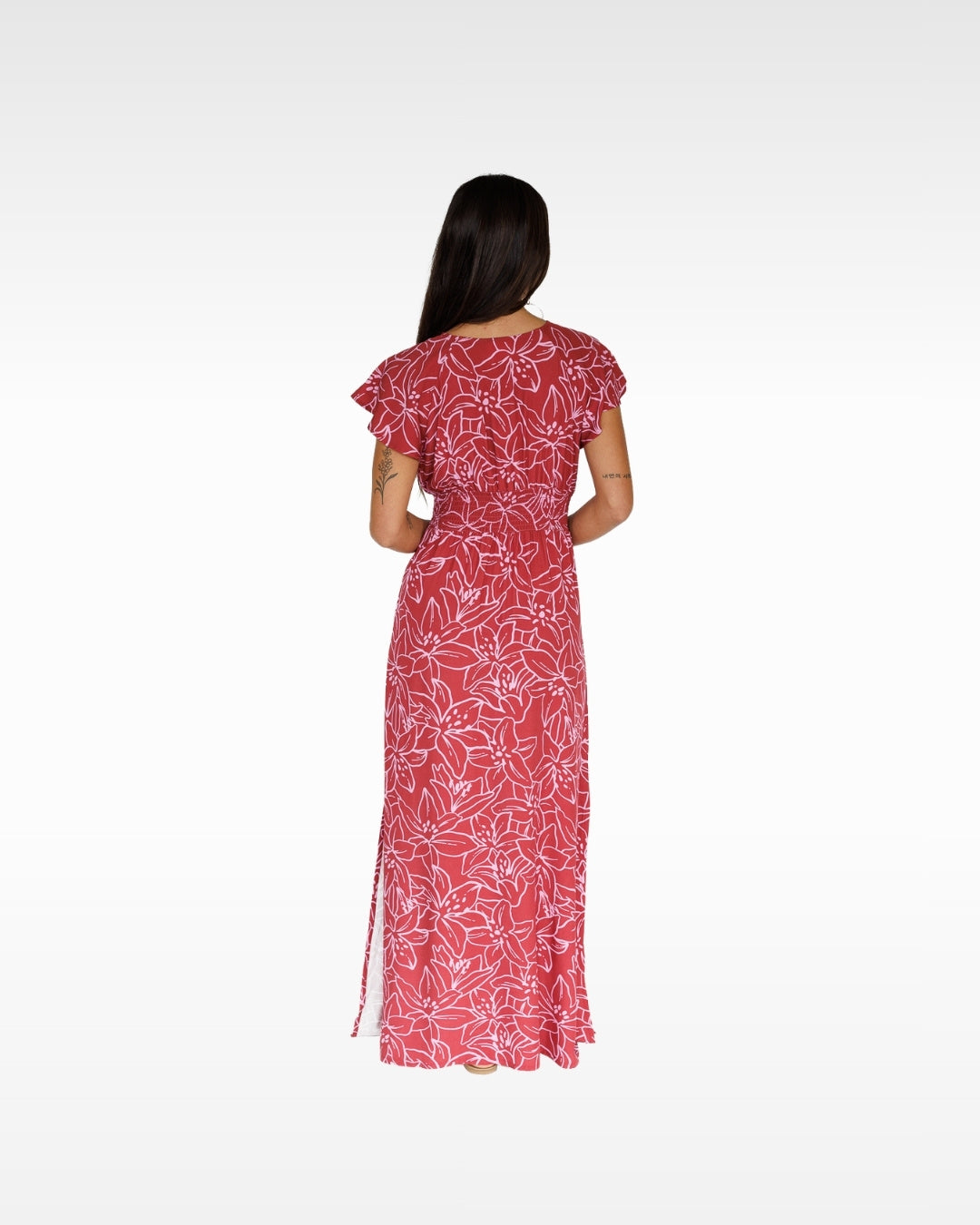 Lilinoe / Moana Maxi Dress / Dragon Fruit KEANI APPAREL
