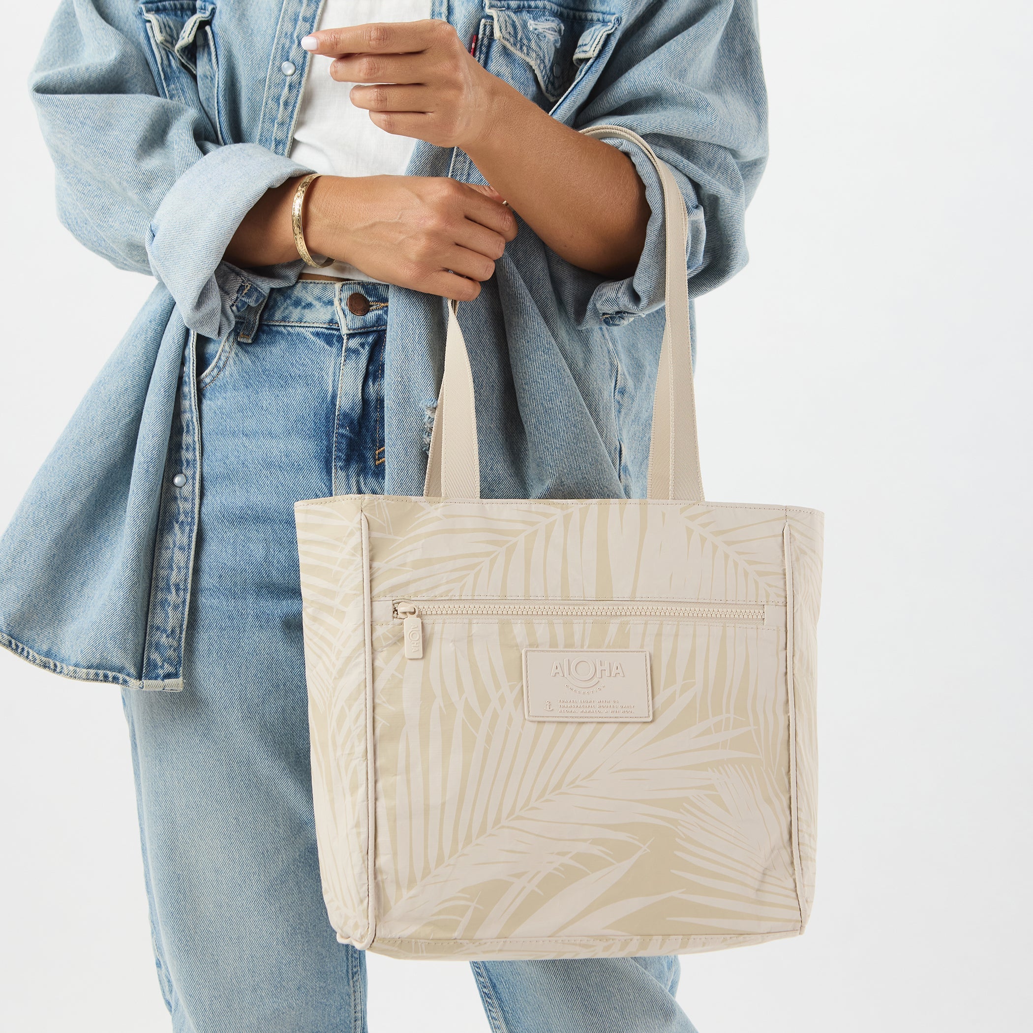 Areca Go-To Tote / Latte & Sandstone Aloha Collection