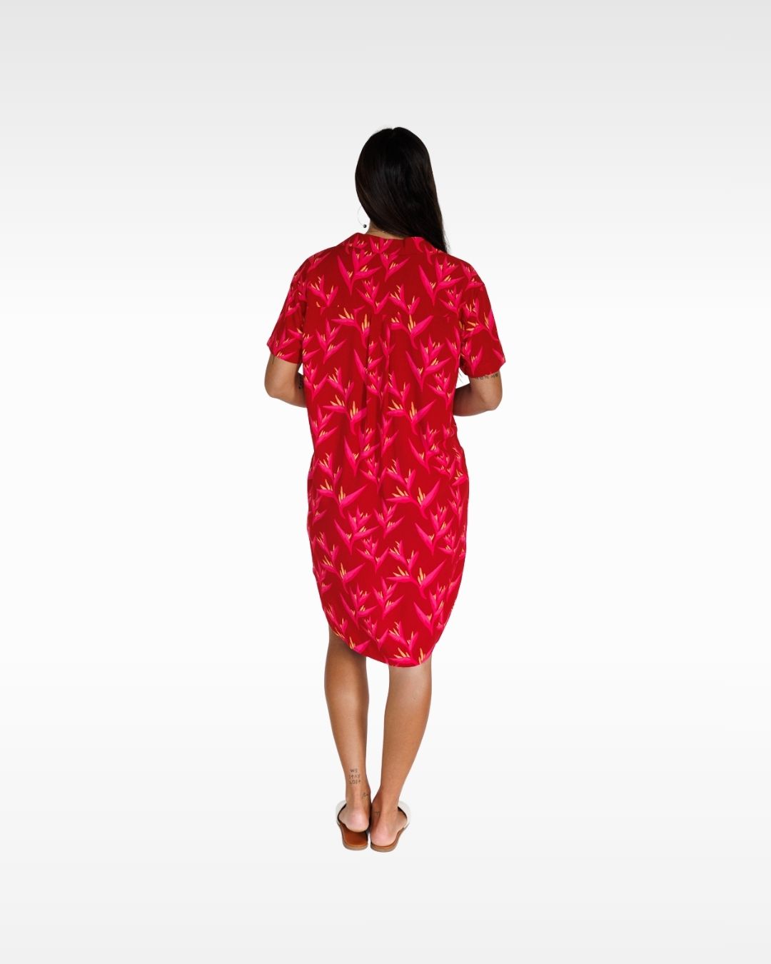 Heliconia / Paia Shirt Dress / Hot Tropic KEANI APPAREL