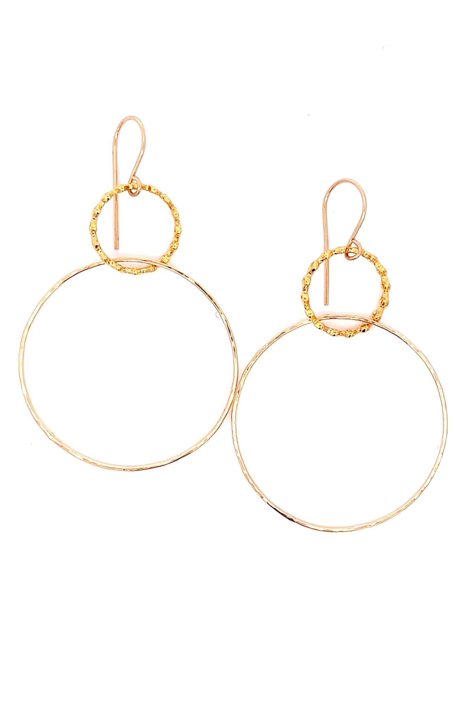 Enamerred Swinging Hoops KEANI JEWELRY